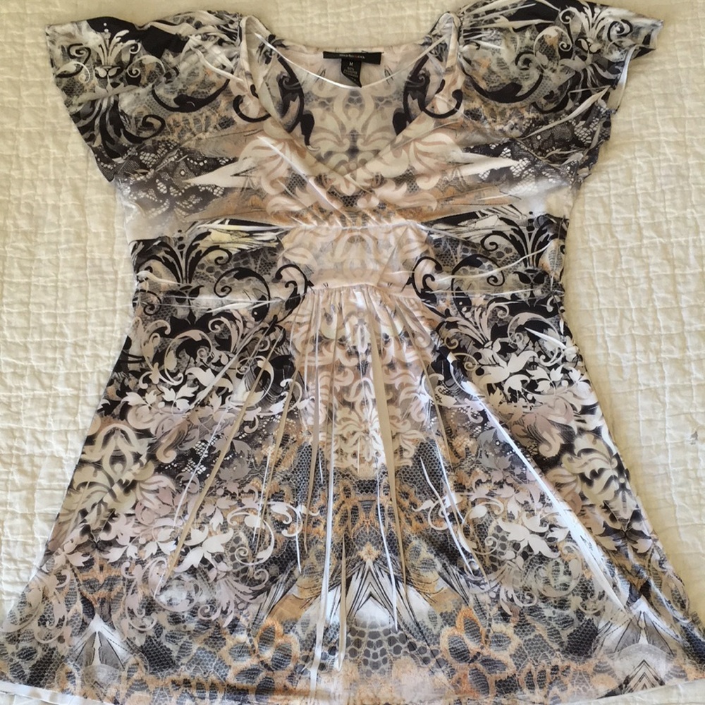 Style and Co neutral colors top